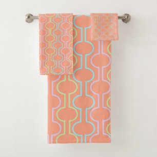 Easter Split Circles Bath Towel Set
