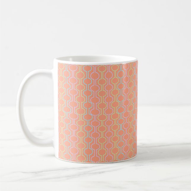 Easter Split Circles Coffee Mug (Left)