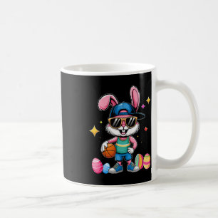 Easter Sport Happy Easter Bunny Playing Sketll Kid Coffee Mug