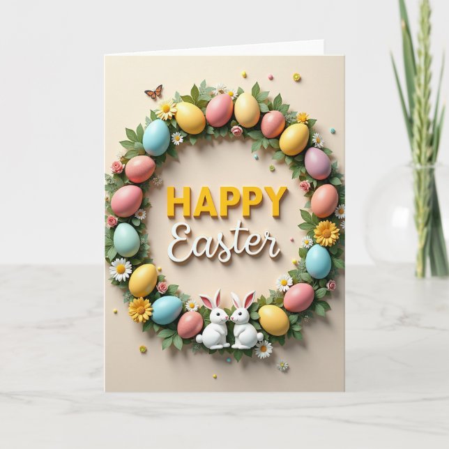 Easter Spring Celebration Card (Front)