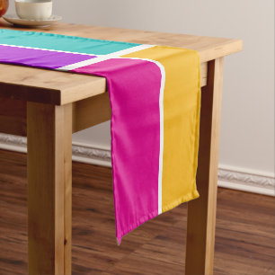 Easter Spring Colours Collage Short Table Runner