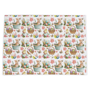 Easter, Spring Large Gift Bag