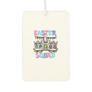 Easter Squad Bunnies Family Matching Men Women Kid Car Air Freshener