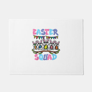 Easter Squad Bunnies Family Matching Men Women Kid Doormat