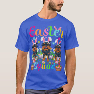 Easter Squad Bunny Ear Brussels Griffon Dog Happy T-Shirt