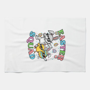 Easter Squad Bunny Egg Chick Dab Crew Matching Men Tea Towel