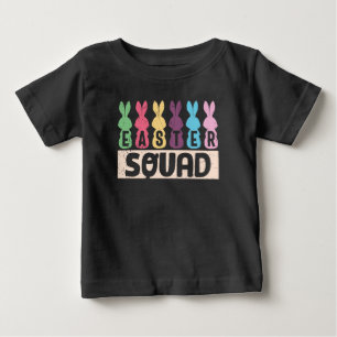 Easter Squad Cute Easter Day Bunnies  Baby T-Shirt