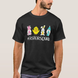 Easter Squad Cute Gnome Bunny Eggs Family Matching T-Shirt