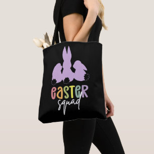 Easter Squad   Easter Egg Hunt Cute Bunny Tote Bag