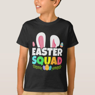 Easter Squad Family Matching Bunny Ears Egg Huntin T-Shirt