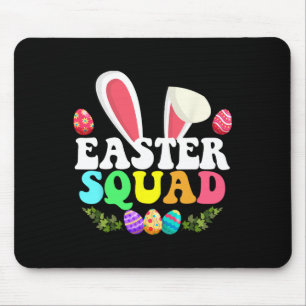 Easter Squad Family Matching Bunny Egg Hunting Ear Mouse Mat
