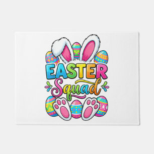 Easter Squad Family Matching Couple Easter Men Wom Doormat