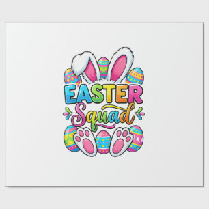 Easter Squad Family Matching Couple Easter Men Wom Wrapping Paper