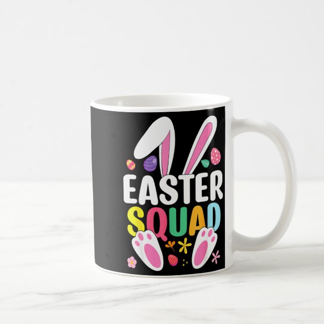 Easter Squad Family Matching Easter Day Bunny Egg Coffee Mug (Right)
