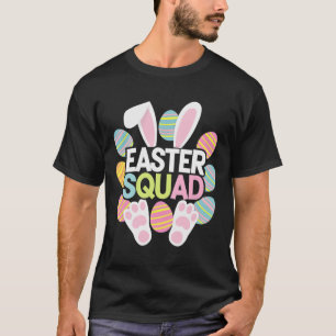 Easter Squad Family Matching Easter Day Bunny Egg  T-Shirt