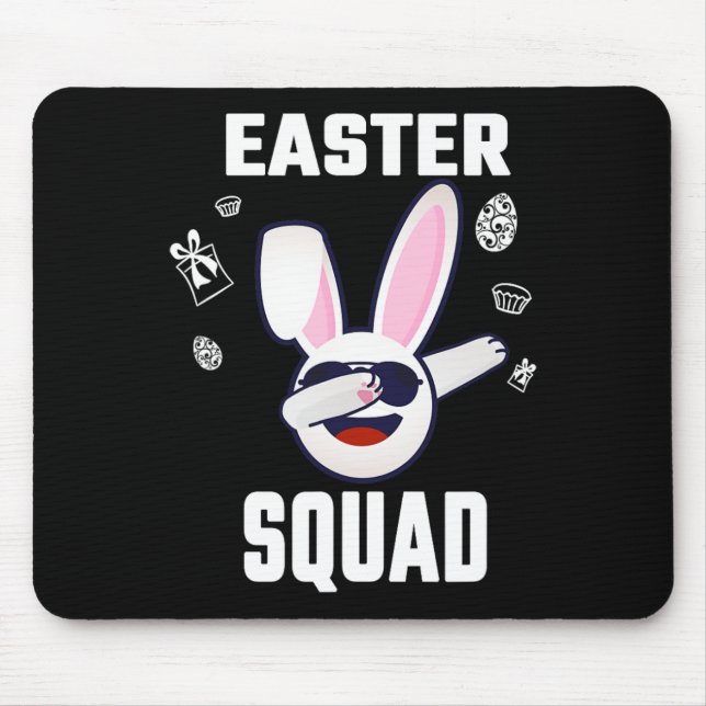 Easter Squad Family Matching Easter Day Group Men  Mouse Mat (Front)