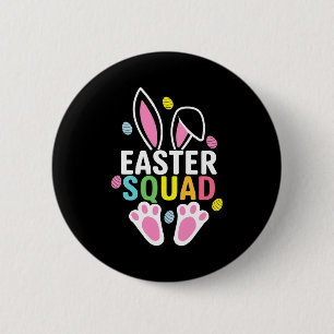 Easter Squad Funny Easter Sunday T Shirt 6 Cm Round Badge