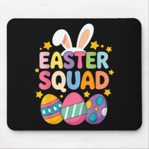 Easter Squad Funny Family Easter Outfit For Bunny Mouse Mat