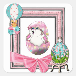Easter Square Sticker