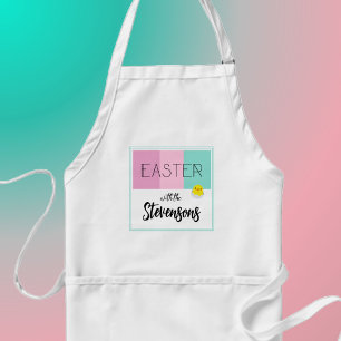 'Easter stripes'   Personalised Easter Apron