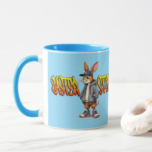 Easter Style – Street Bunny Design - caneca Mug