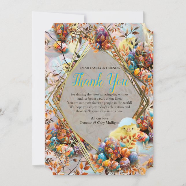 Easter Sunday Celebrations Invitation (Front)