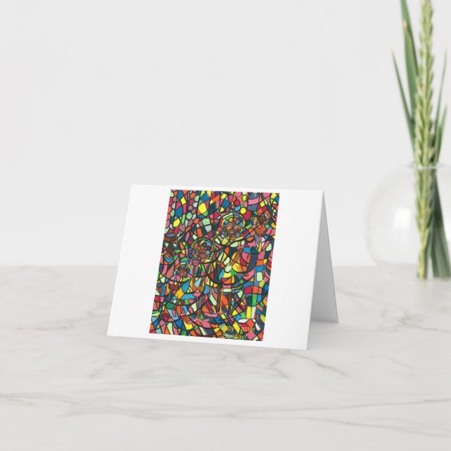 "Easter Sunday" folded greeting card (Front)