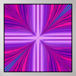 Easter Sunday Sunrise Resurrection Fractal Poster