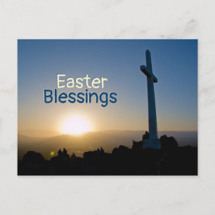 Easter Sunrise, John 11:25 I Am the Resurrection Holiday Postcard