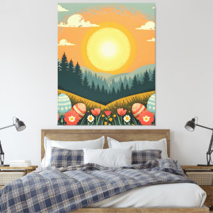 Easter Sunrise Landscape Canvas Print