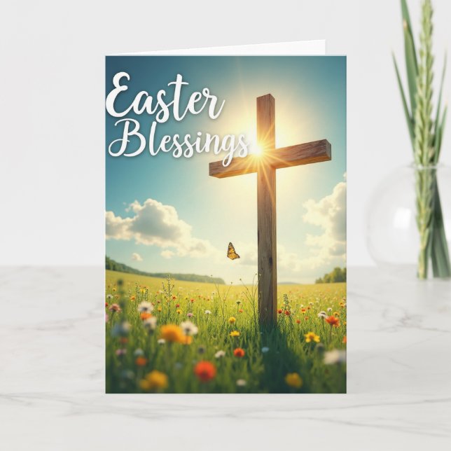 Easter Sunrise Scene Card (Front)