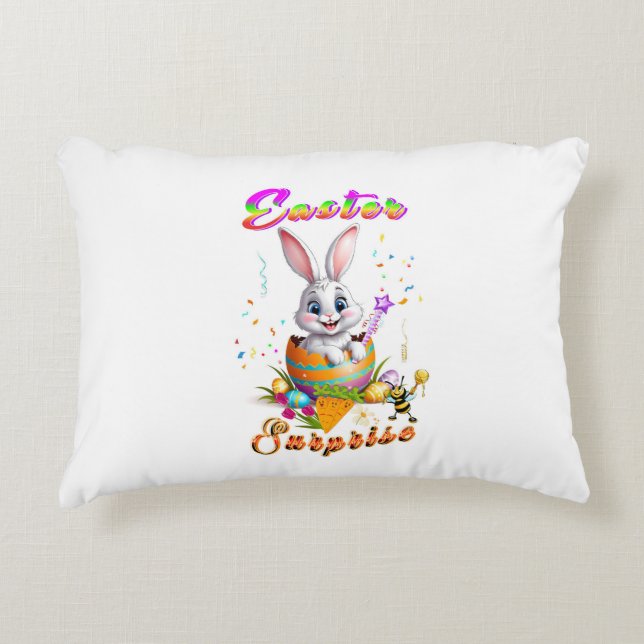 Easter Surprise Decorative Cushion (Front)