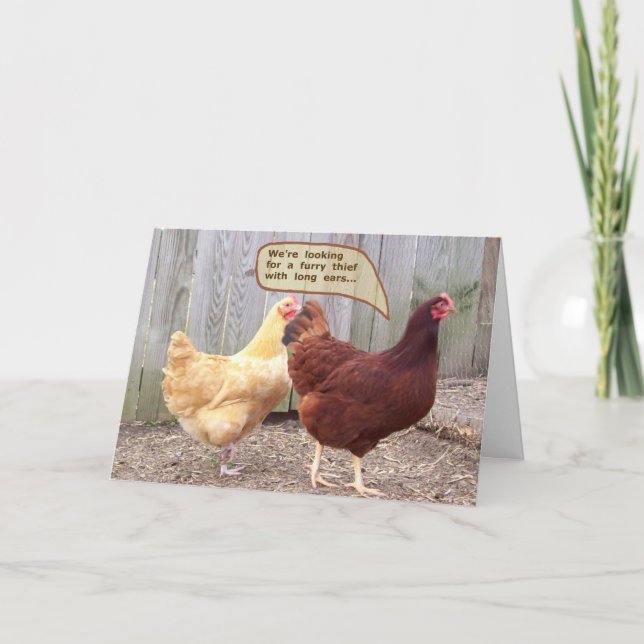 Easter Surprise! Holiday Card (Front)