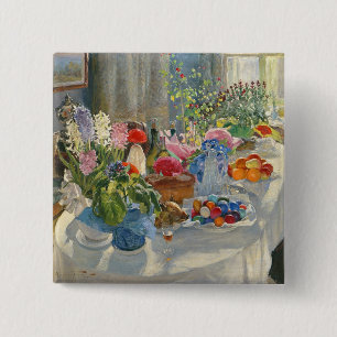Easter Table 15 Cm Square Badge