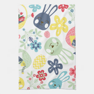 Easter tea towel