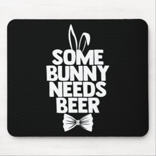 Easter Tee Men Some Bunny Needs Beer Easter Day Sh Mouse Mat