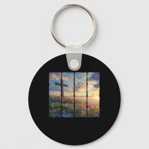Easter Tee My Sin Was Great Key Ring