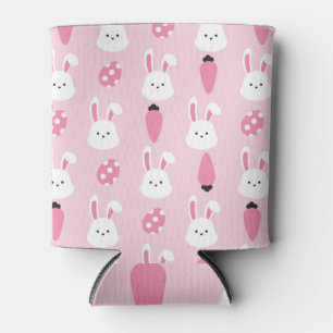 Easter Theme: Vintage Seamless Background Can Cooler