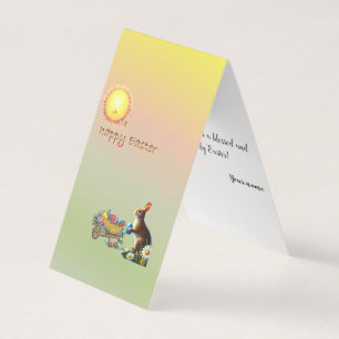 Easter themed vertical Greeting Card