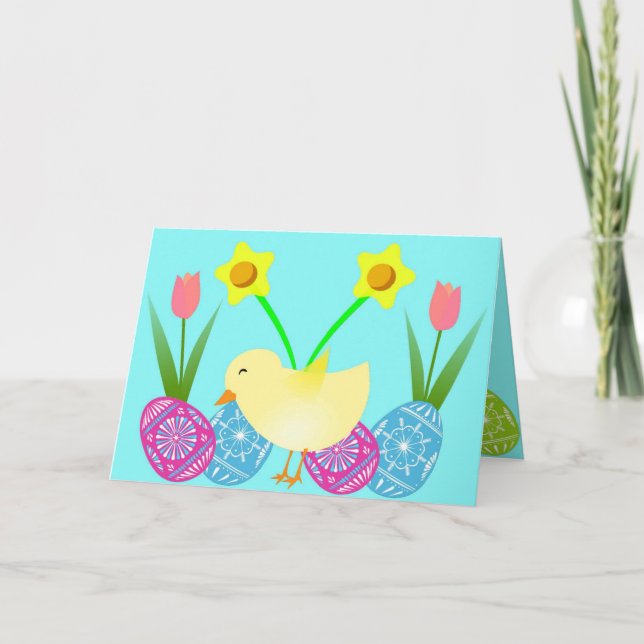 Easter Time Holiday Card (Front)