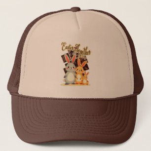 Easter Together – Warm Bunny Family - boné Trucker Hat
