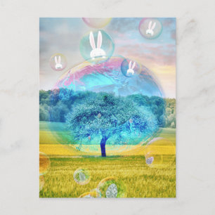 Easter Tree Holiday Postcard