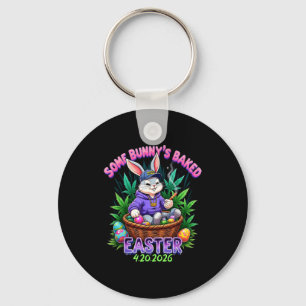 Easter trendy funny bunny key ring