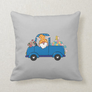 Easter truck spring gnome baby T-Shirt Cushion