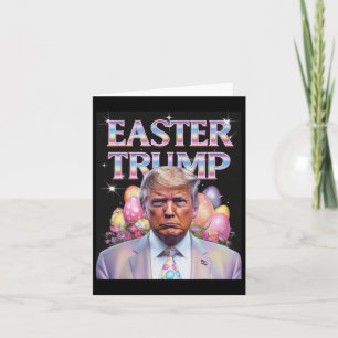 Easter Trump Funny Easter Celebration Rabbit Hunt  Card