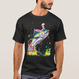 Easter Tuna Fish Bunny Egg Hunting Tuna Easter Sun T-Shirt