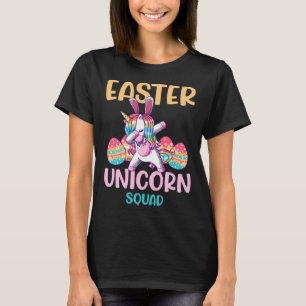 Easter Unicorn Squad Kids Egg Cute Girls Bunny T-Shirt