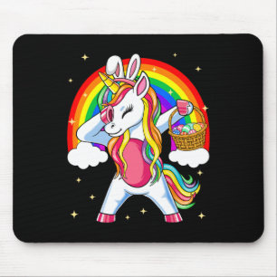 Easter Unicorn With Eggs Happy Easter Boys Girls K Mouse Mat