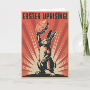 Easter Uprising Bunny Card Irish Rebellion Humor