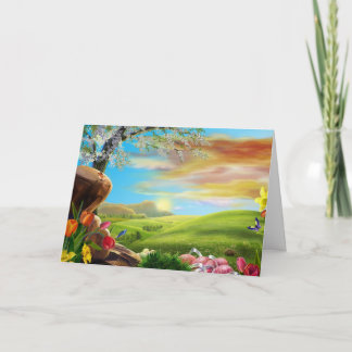 easter-valley holiday card